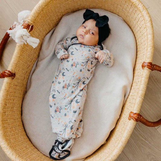 Newborn Knotted Gown - Nightmare Before Christmas