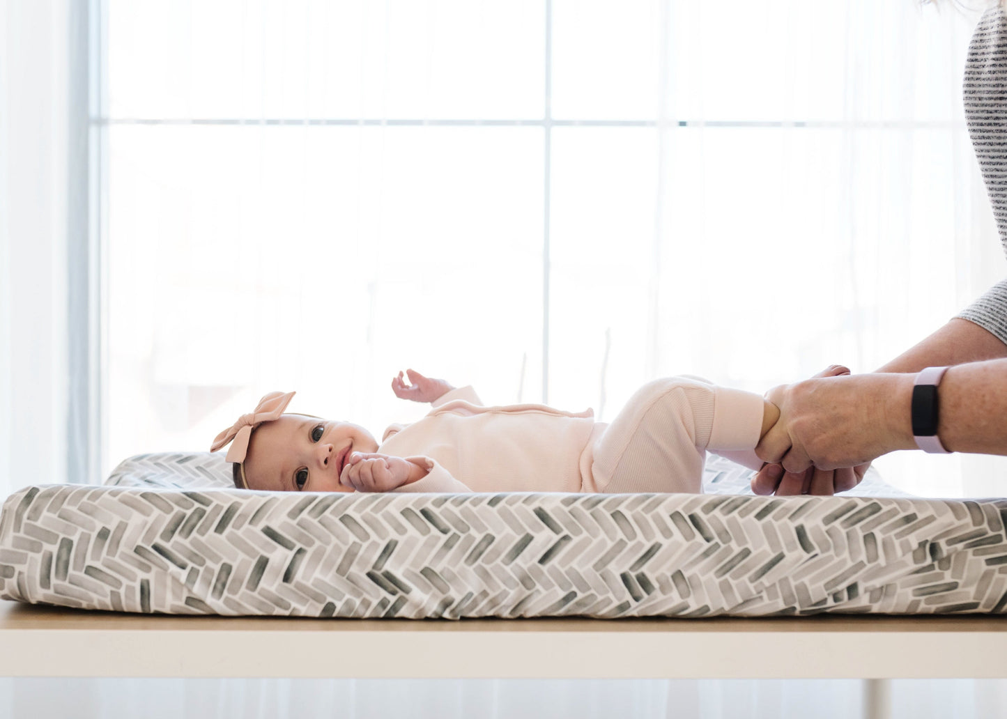 Premium Knit Diaper Changing Pad Cover - Alta
