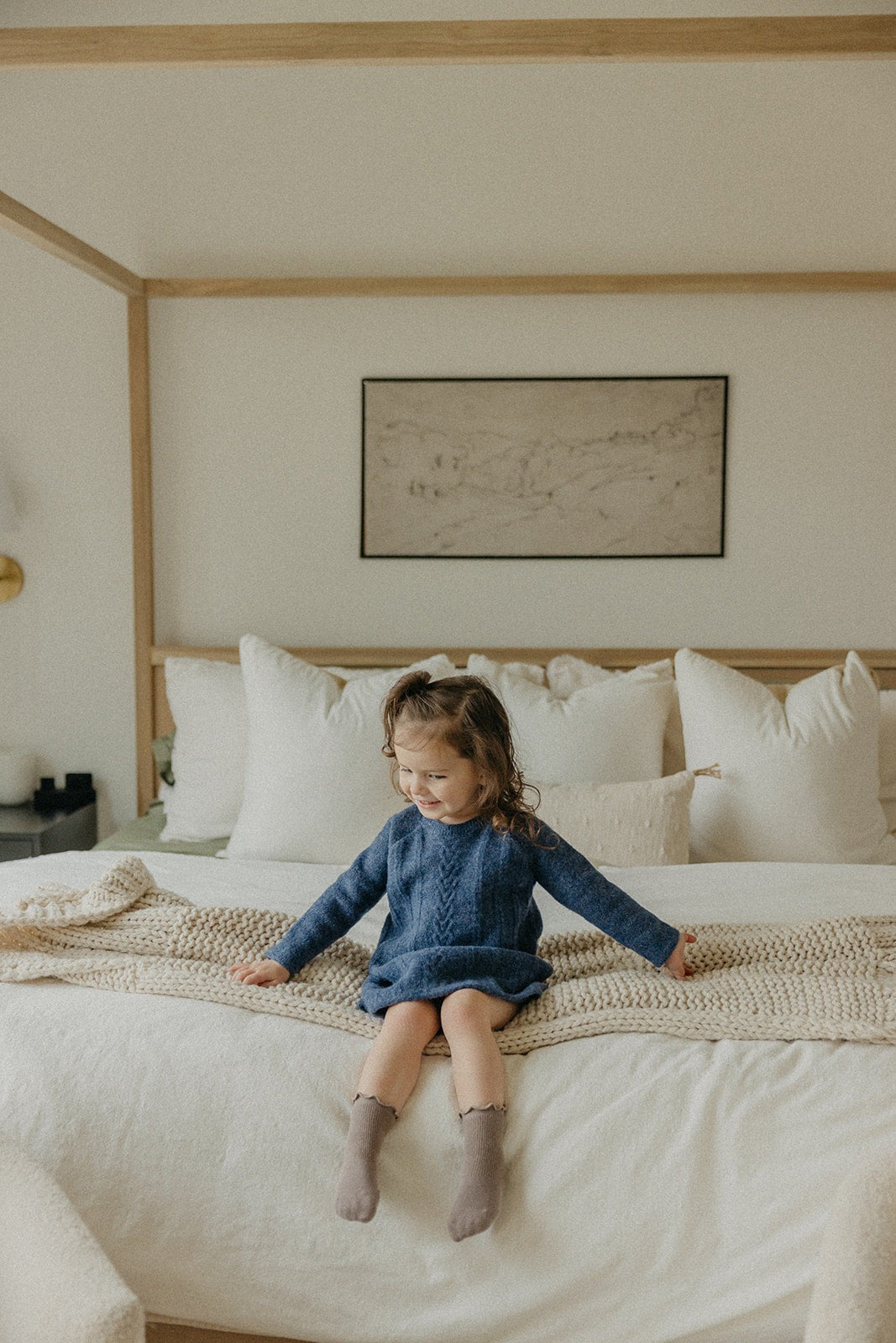 Sweater Dress - Navy