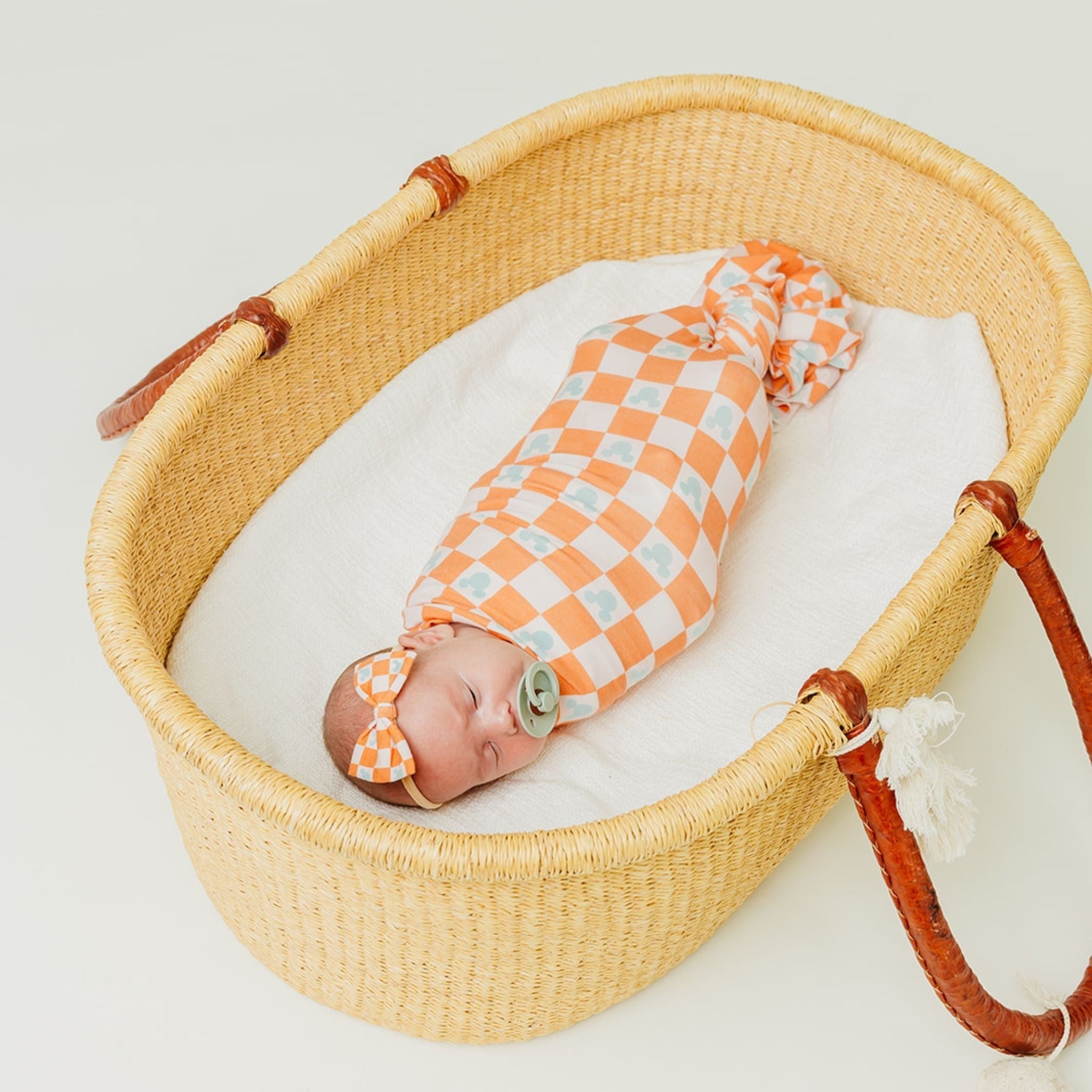 Bowtie Baby Bow - Mickey Mouse Check