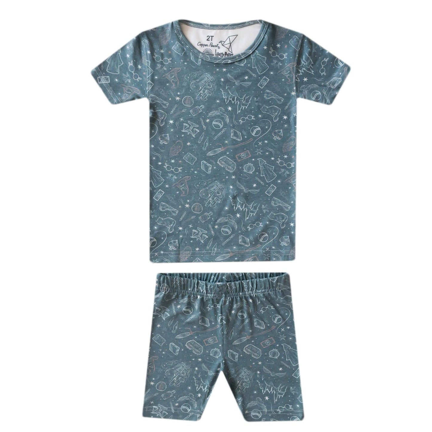 2pc Short Sleeve Pajama Set - Hogwarts
