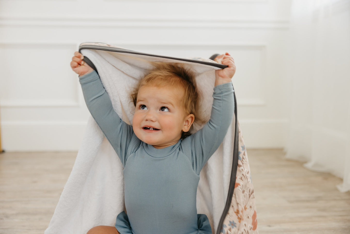 Premium Baby Knit Hooded Towel - Eden