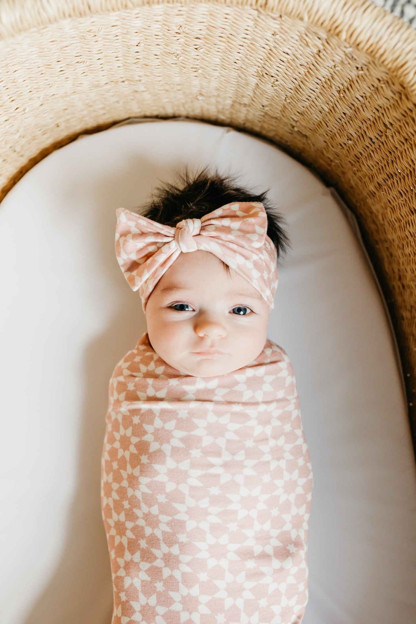 Knit Headband Bow - Star