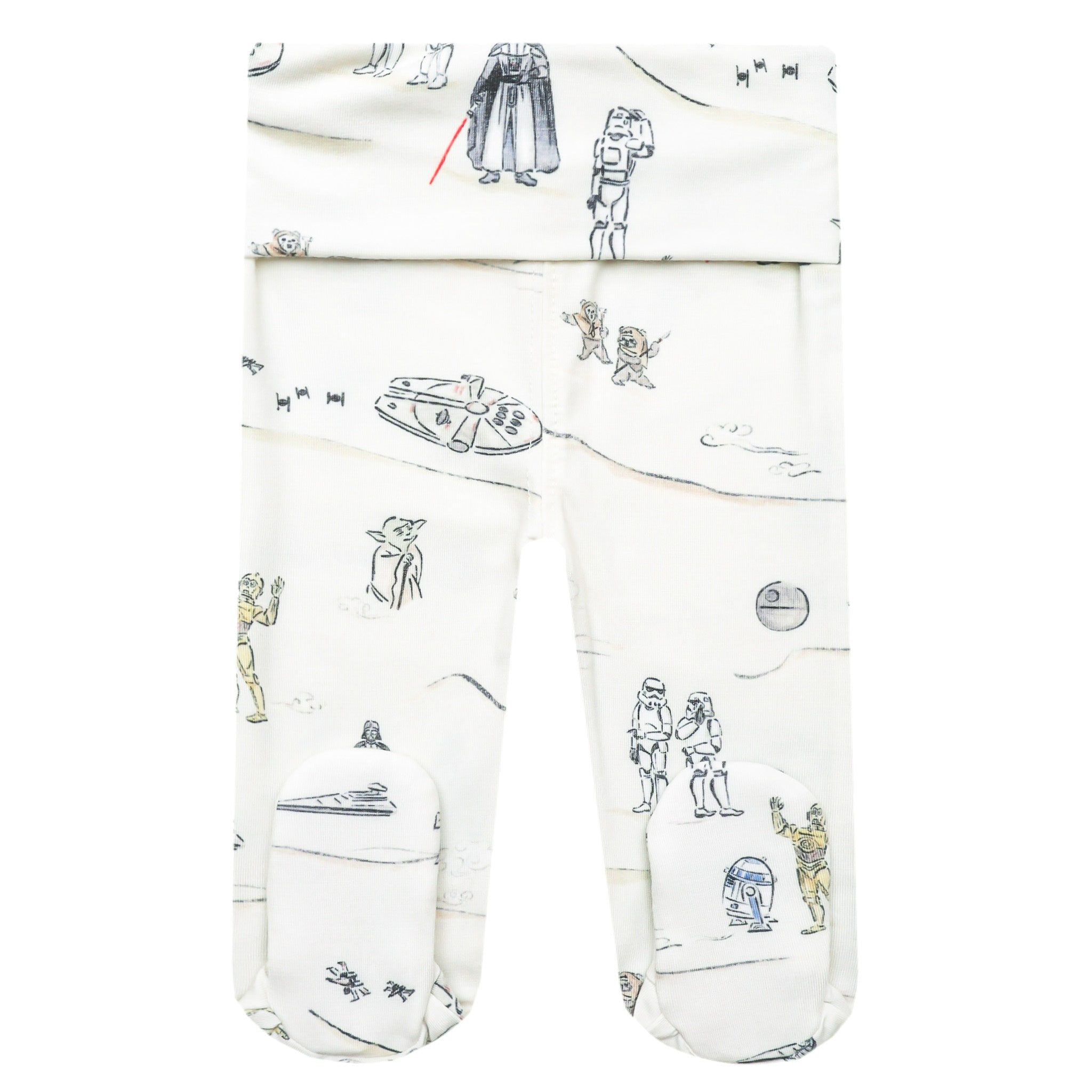 Footed Baby Pants - Tatooine