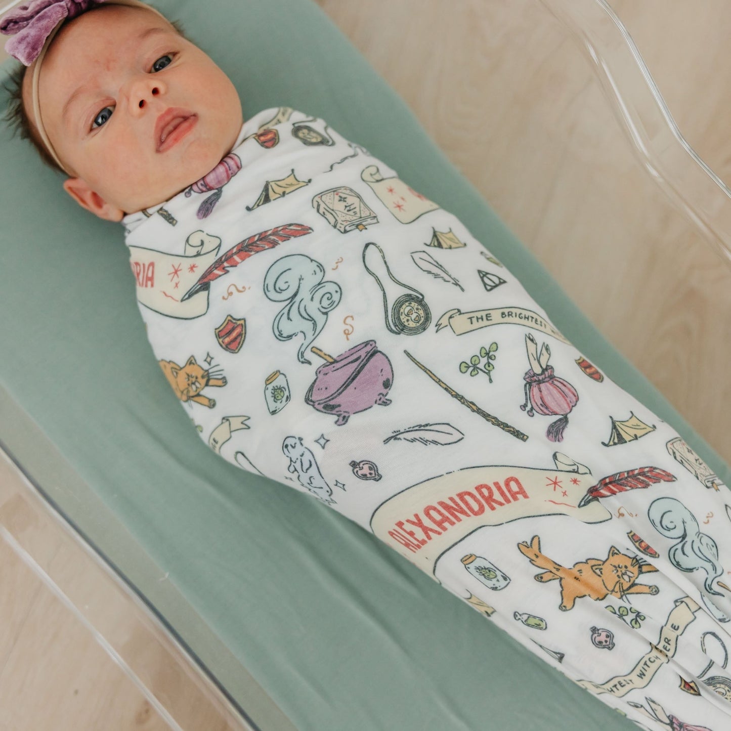 Harry PotterTM Personalized Swaddle Blanket - Hermione