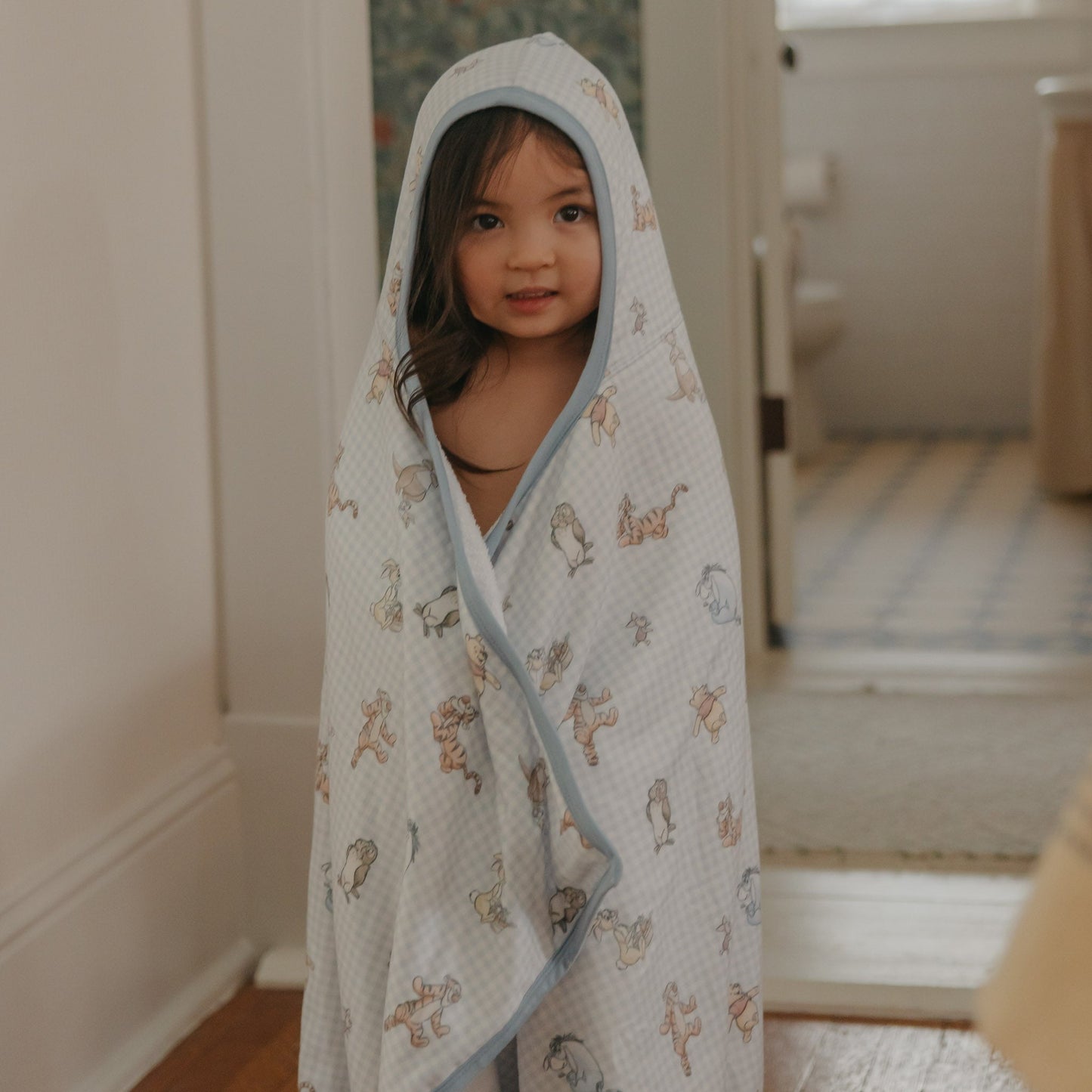 Premium Big Kid Hooded Towel - Winnie the Pooh and Friends