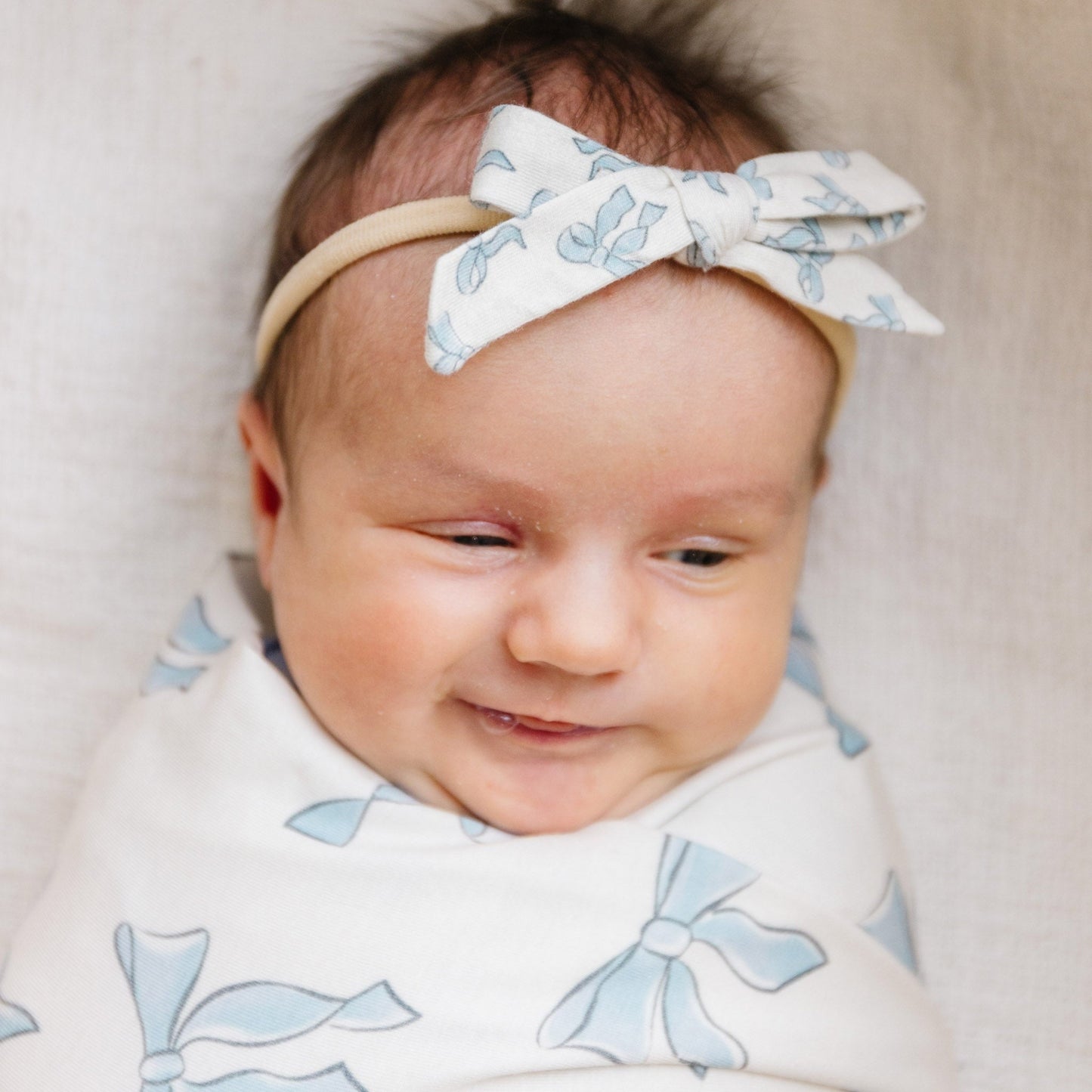 Ribbon Baby Bow - Daphne