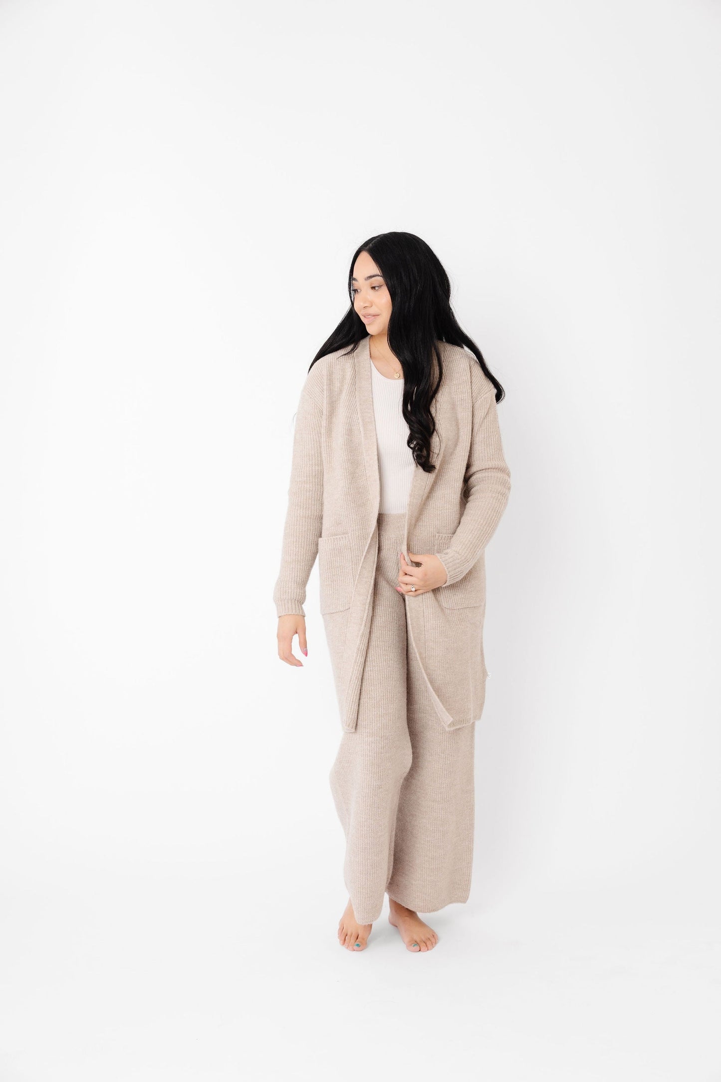 Women's Luxe Cardigan - Oatmeal