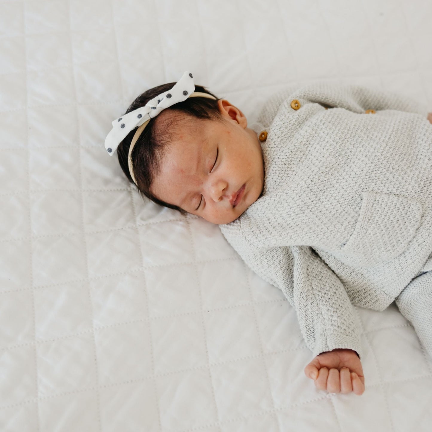 Ribbon Baby Bow - Willow