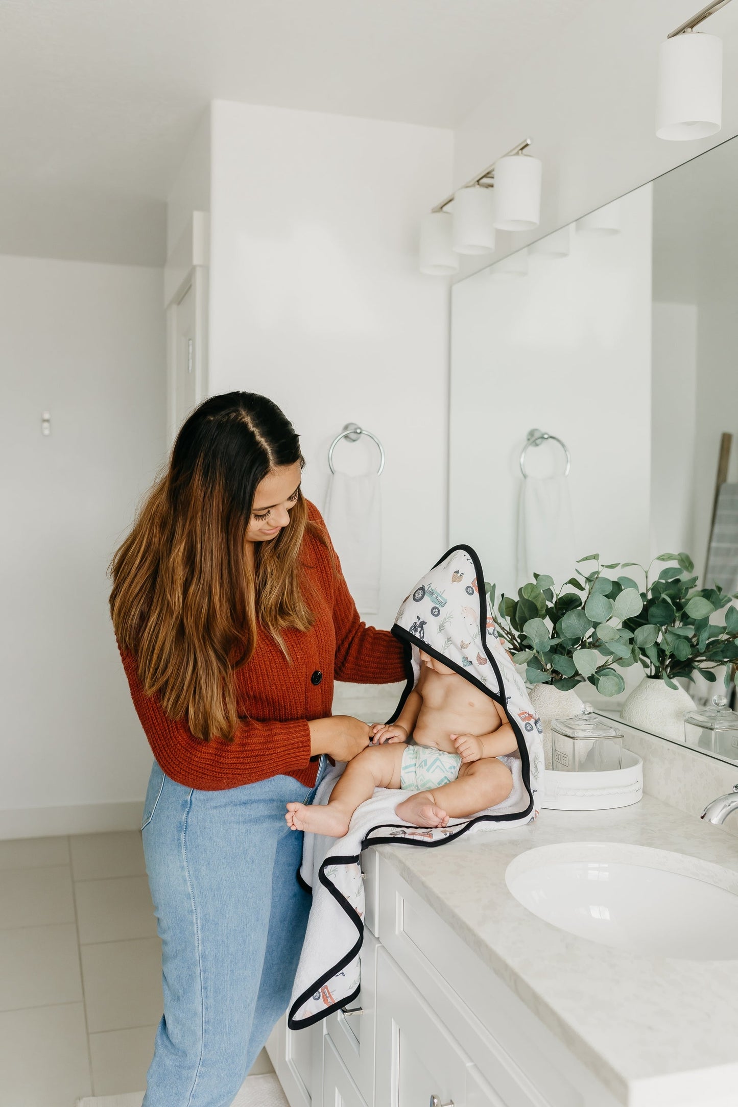 Premium Baby Knit Hooded Towel - Jo