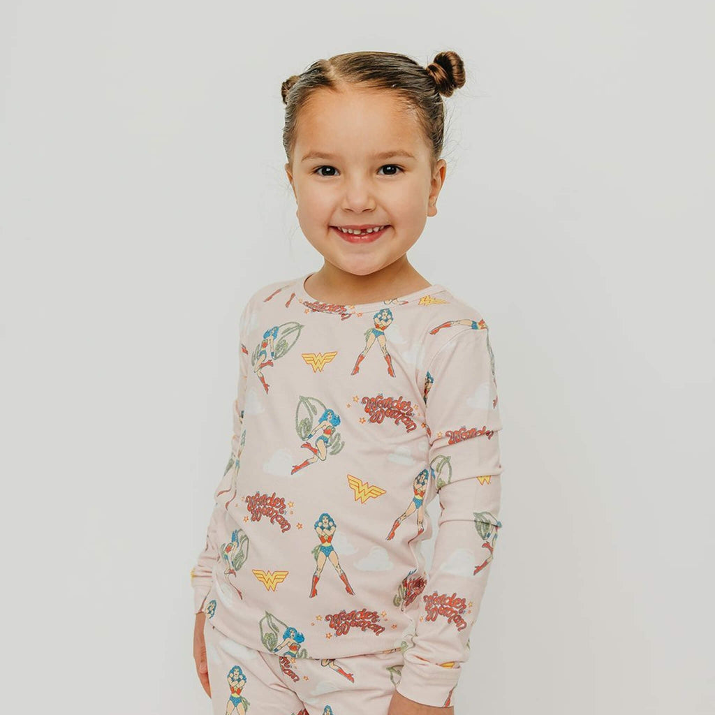 2pc Long Sleeve Pajama Set - Wonder Woman