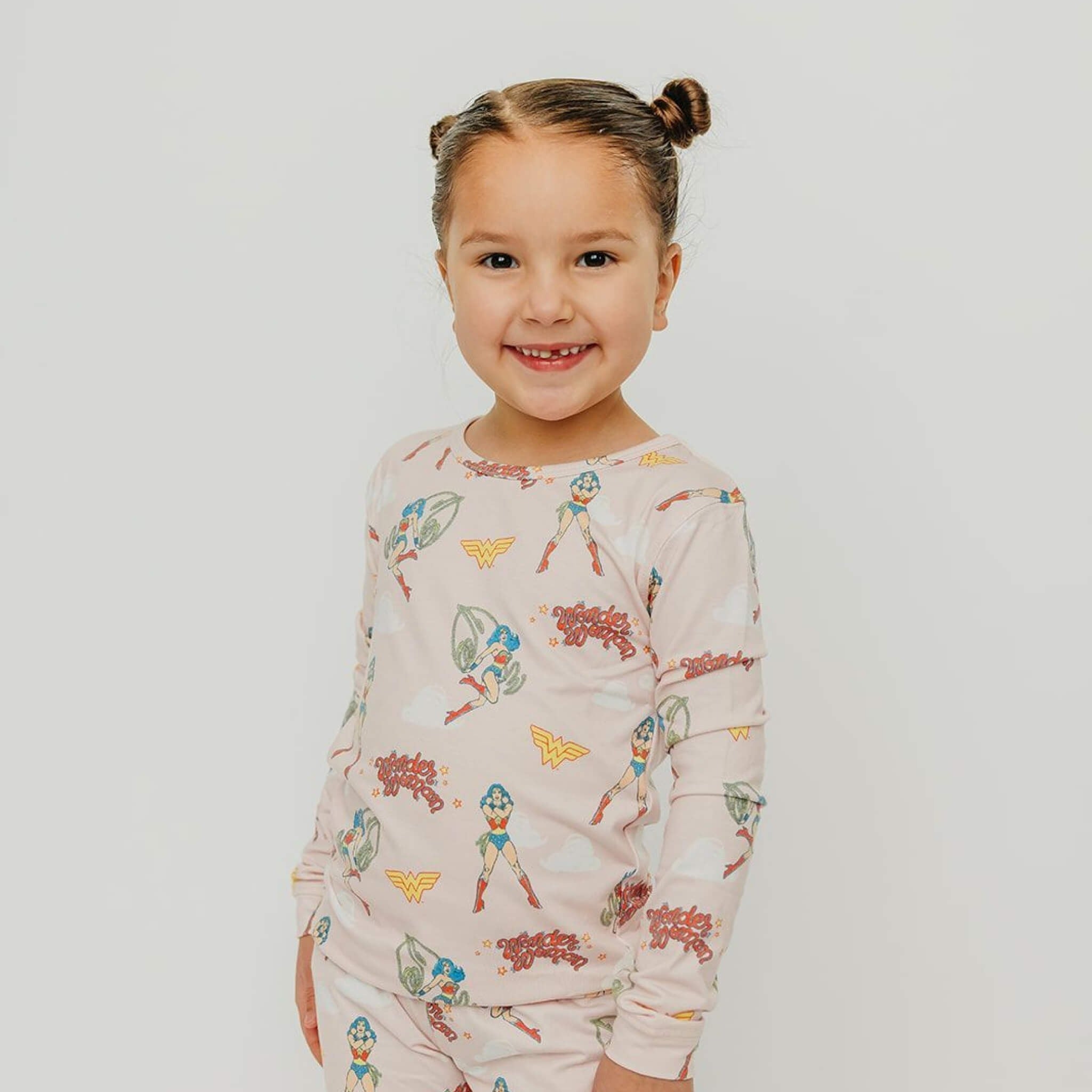 2pc Long Sleeve Pajama Set - Wonder Woman