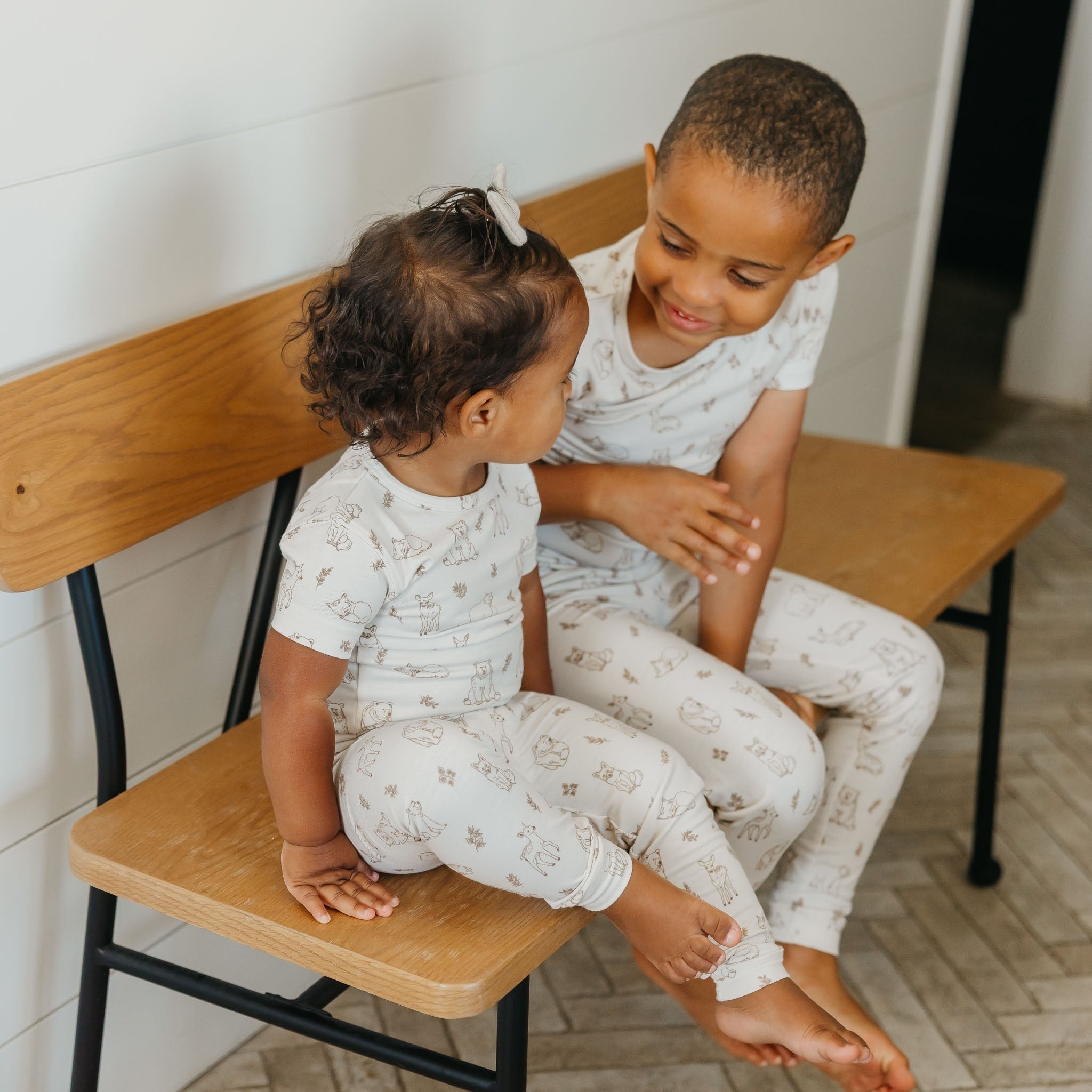 2pc Short Sleeve with Pants Pajama Set - Dylan