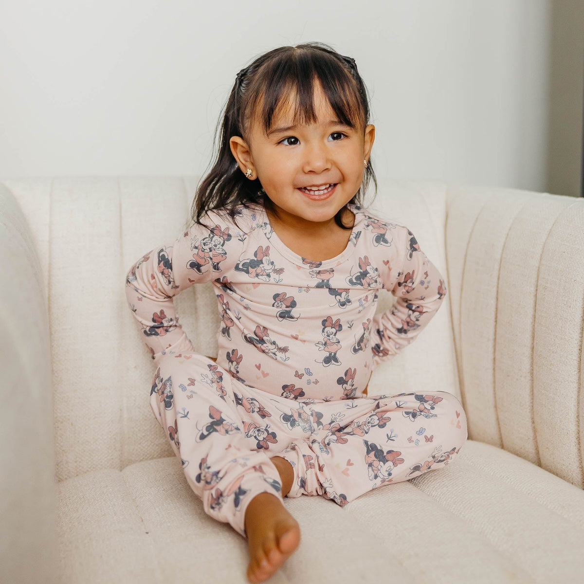 2pc Long Sleeve Pajama Set - Minnie Mouse