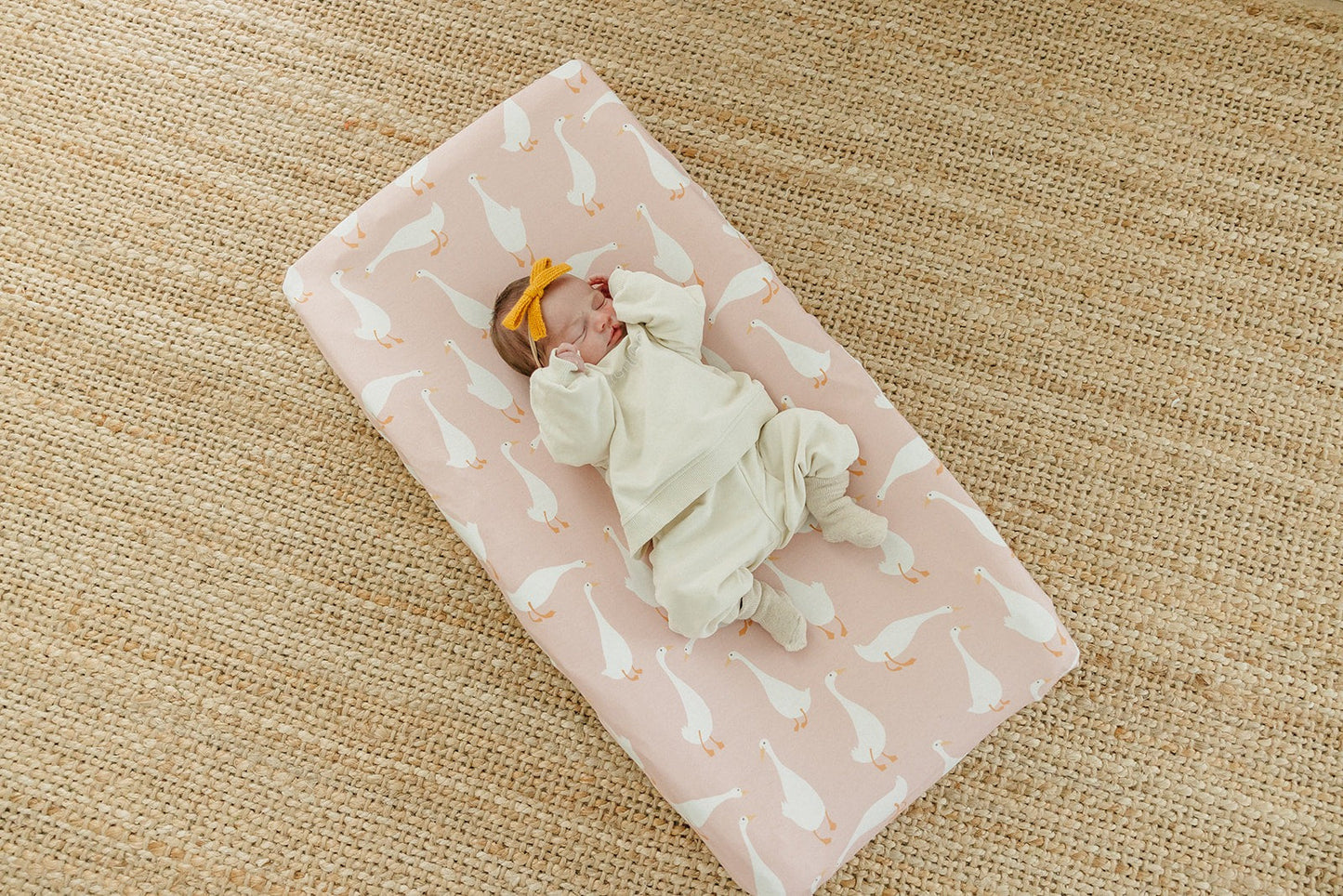 Premium Knit Diaper Changing Pad Cover - Goosie