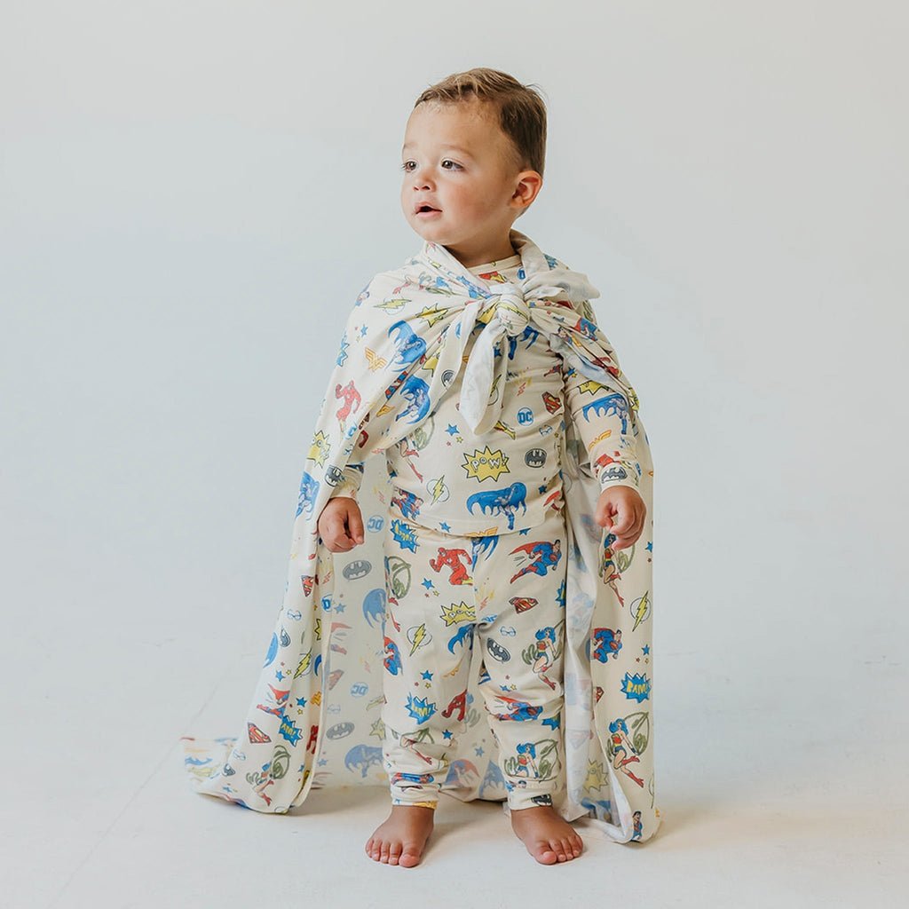 2pc Long Sleeve Pajama Set - Justice League