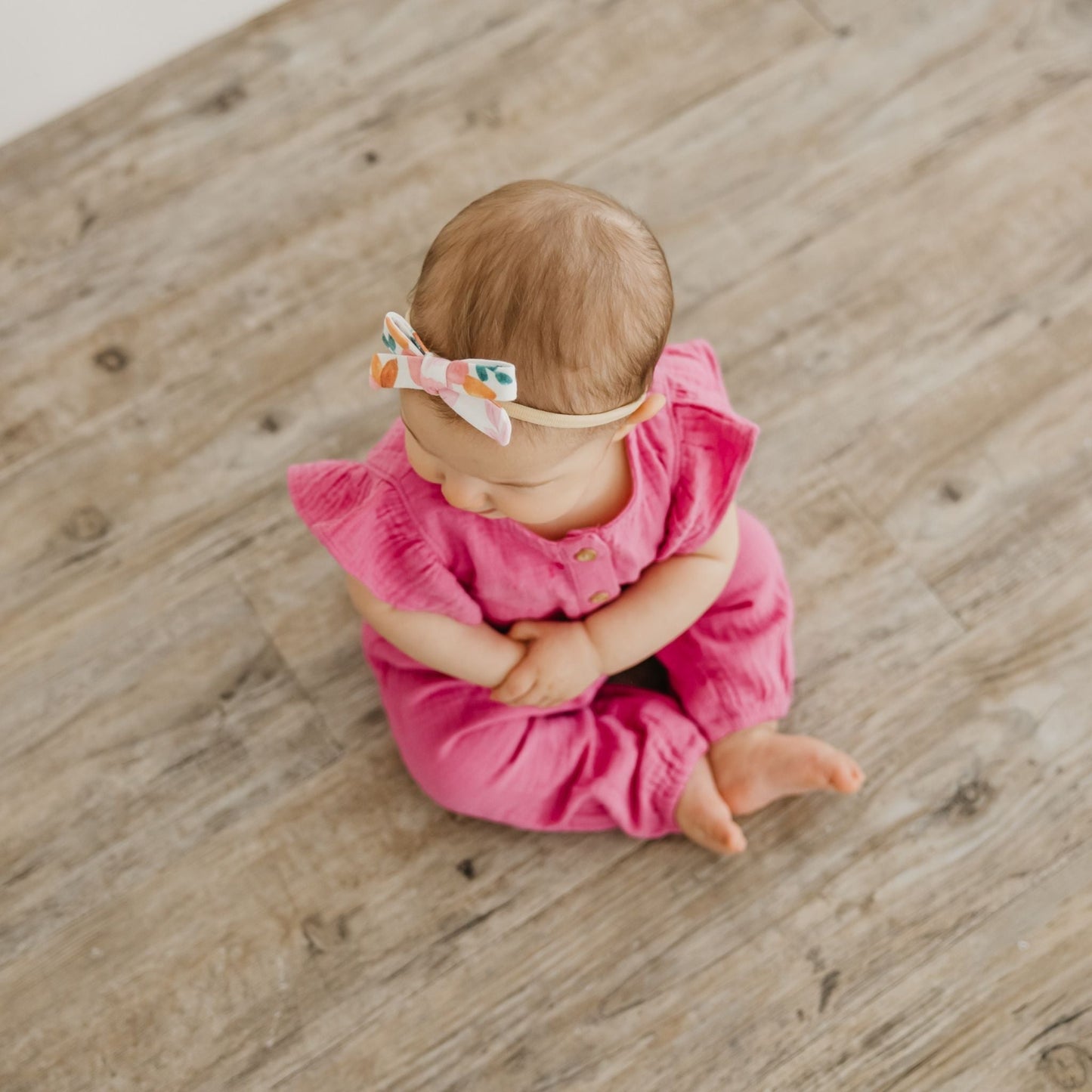 Ribbon Baby Bow - Siena