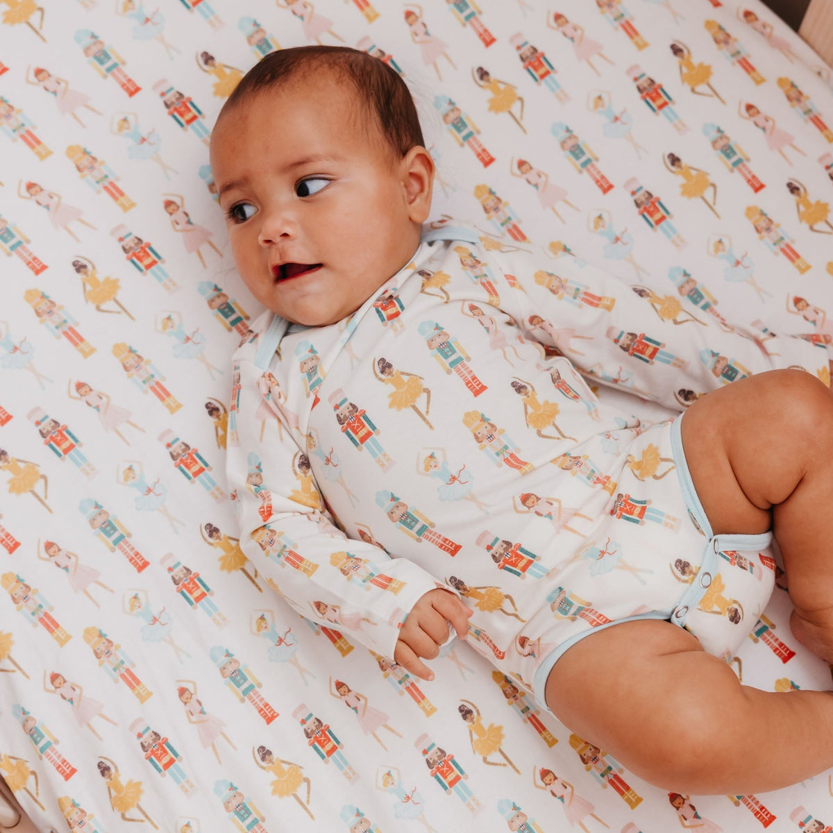 Premium Knit Fitted Crib Sheet - Juliet