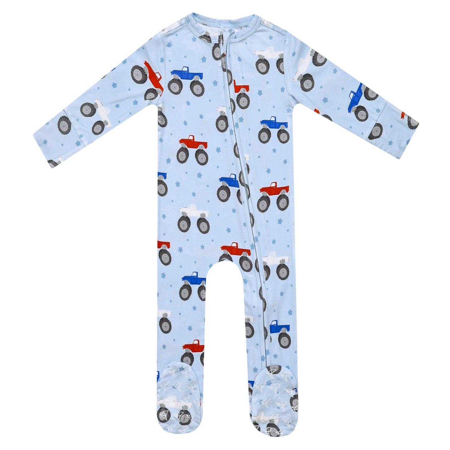 Bamboo Zip-Up Footie Pajama - Easton