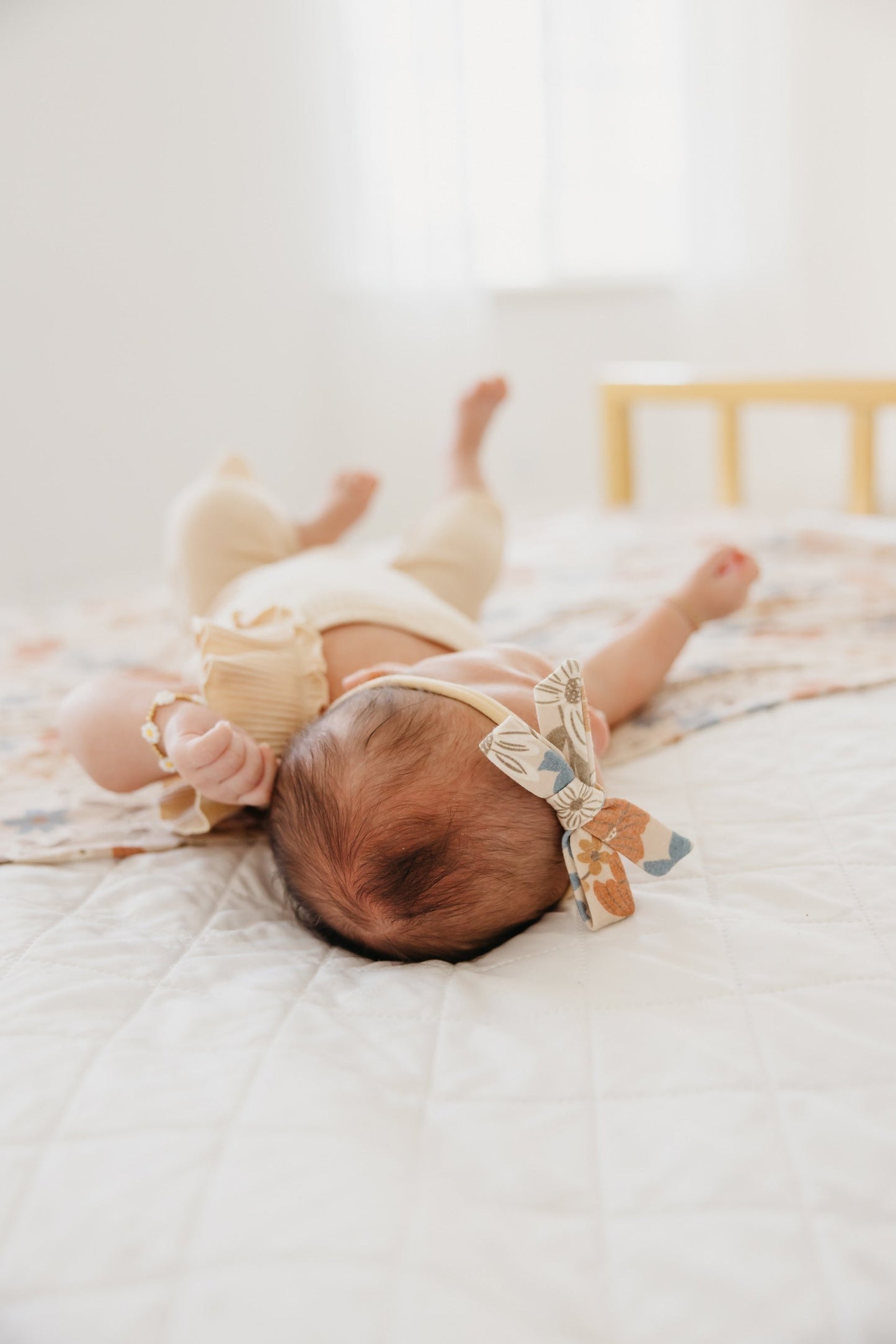 Ribbon Baby Bow - Eden