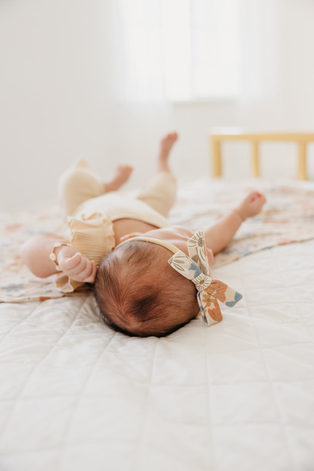 Ribbon Baby Bow - Eden