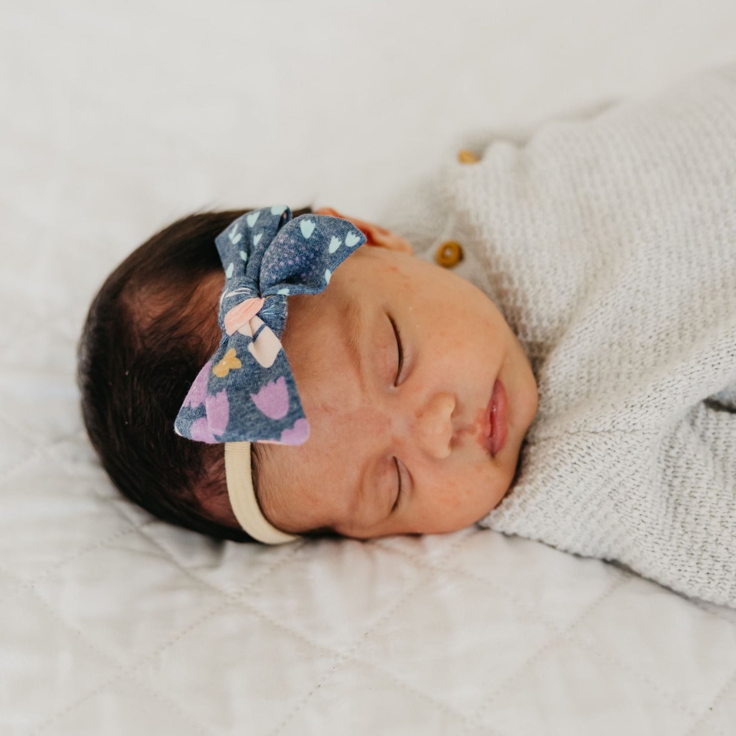 Classic Baby Bow - Meadow
