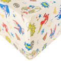 Premium Knit Fitted Crib Sheet - Justice League