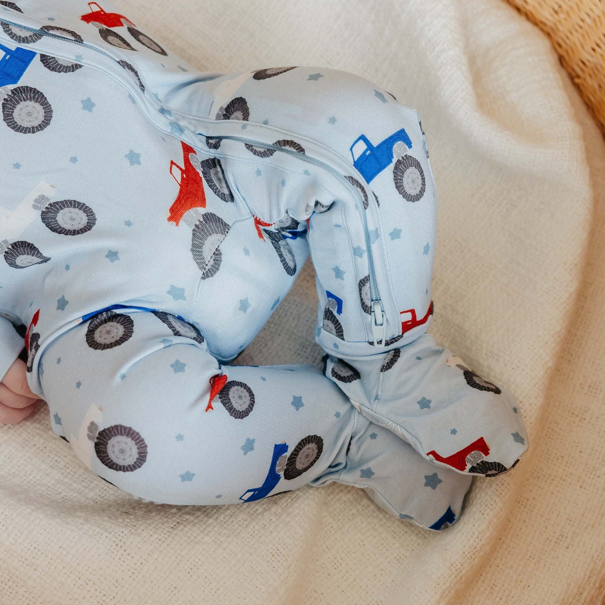 Bamboo Zip-Up Footie Pajama - Easton