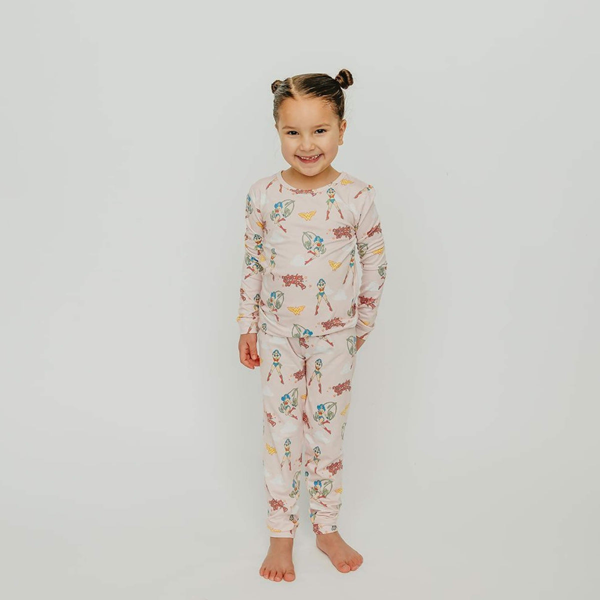 2pc Long Sleeve Pajama Set - Wonder Woman