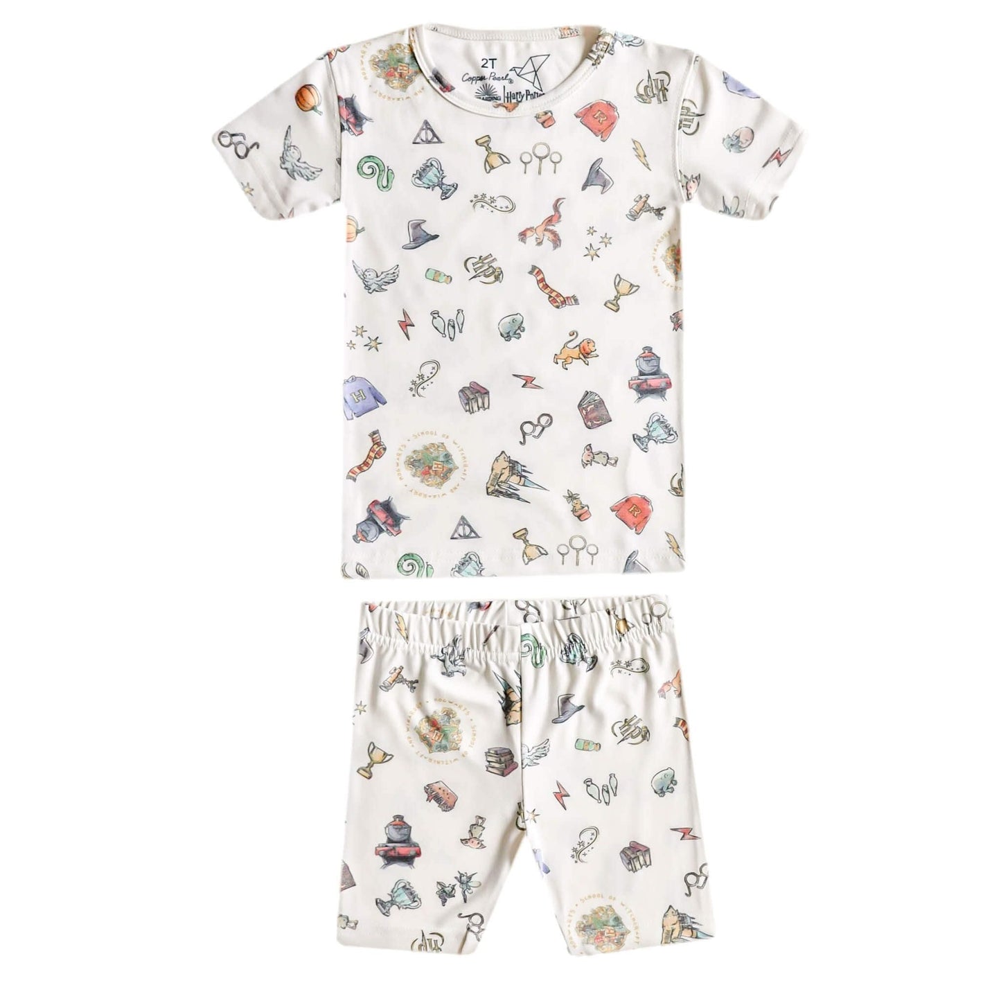2pc Short Sleeve Pajama Set - Wizarding World