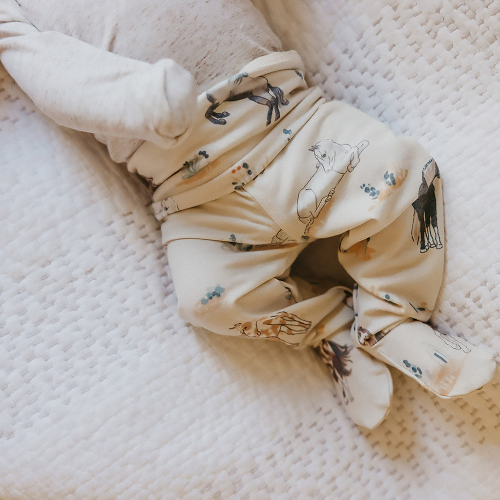 Footed Baby Pants - Montana