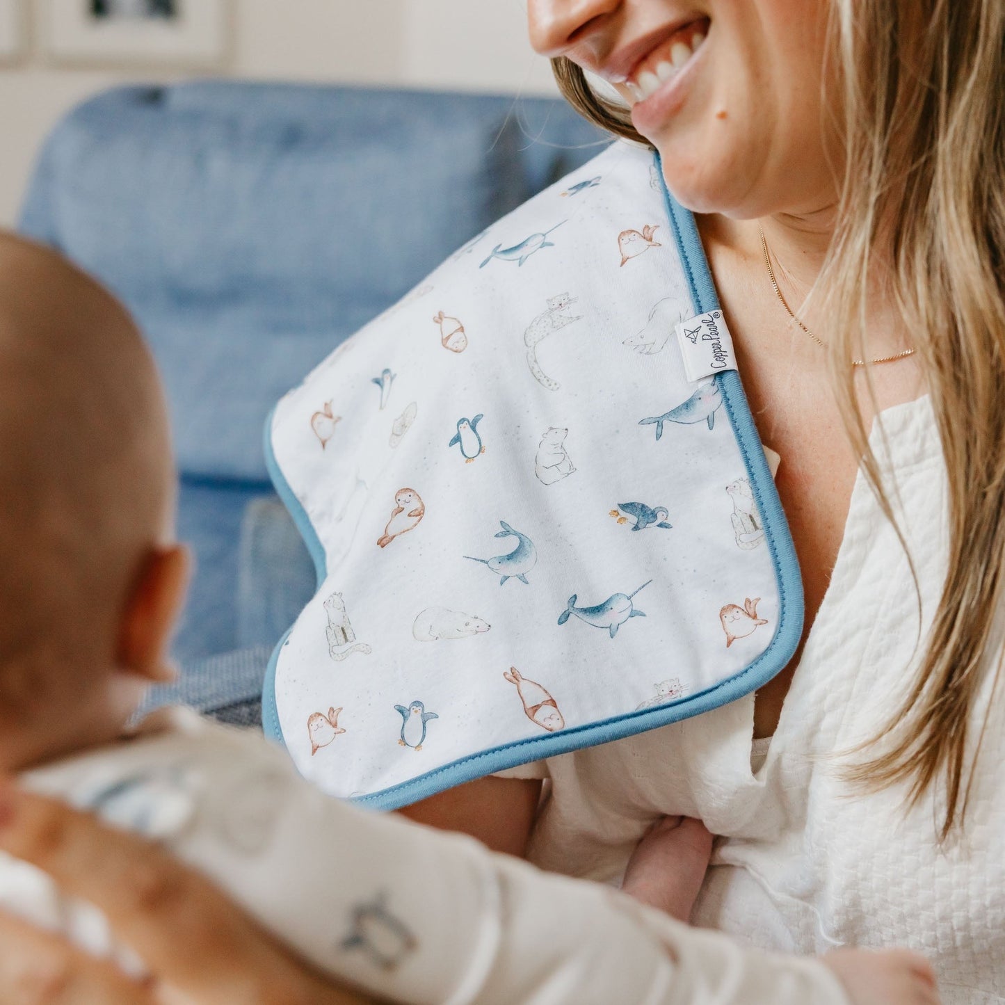 3 Pack Premium Burp Cloths - Arctic Wonder