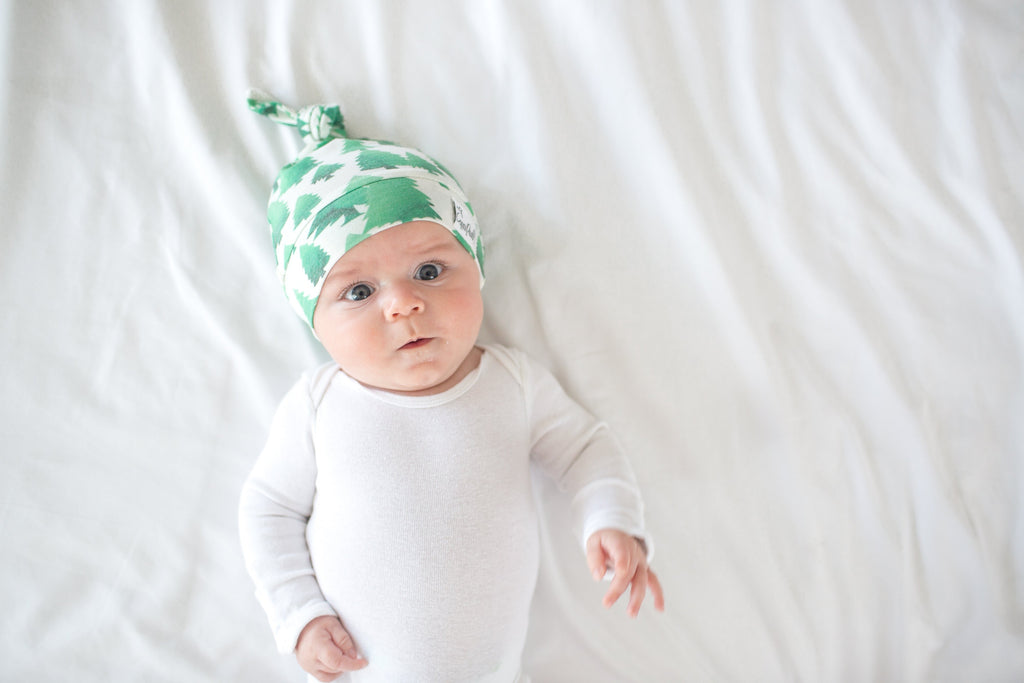 Top Knot Hat - Forest
