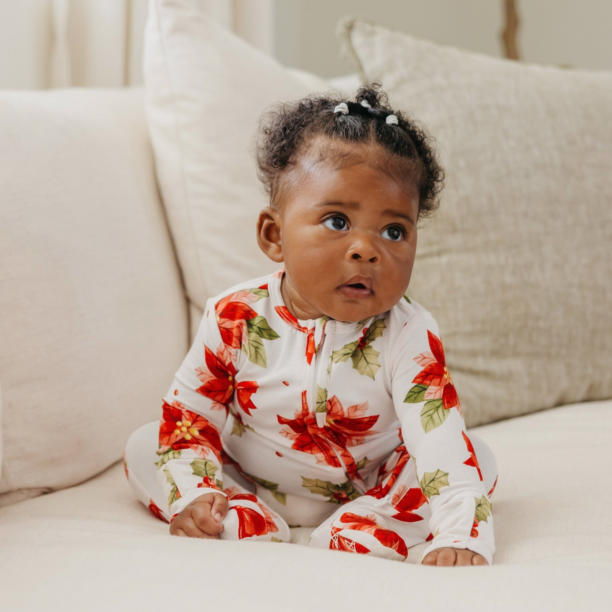 Bamboo Zip-Up Footie Pajama - Holly Anne