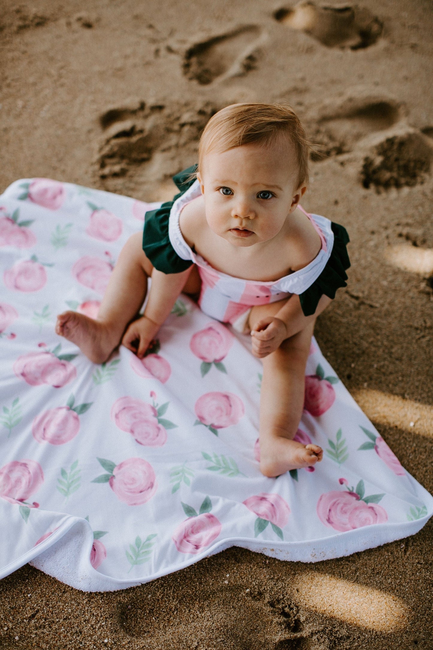 Premium Baby Knit Hooded Towel - Grace