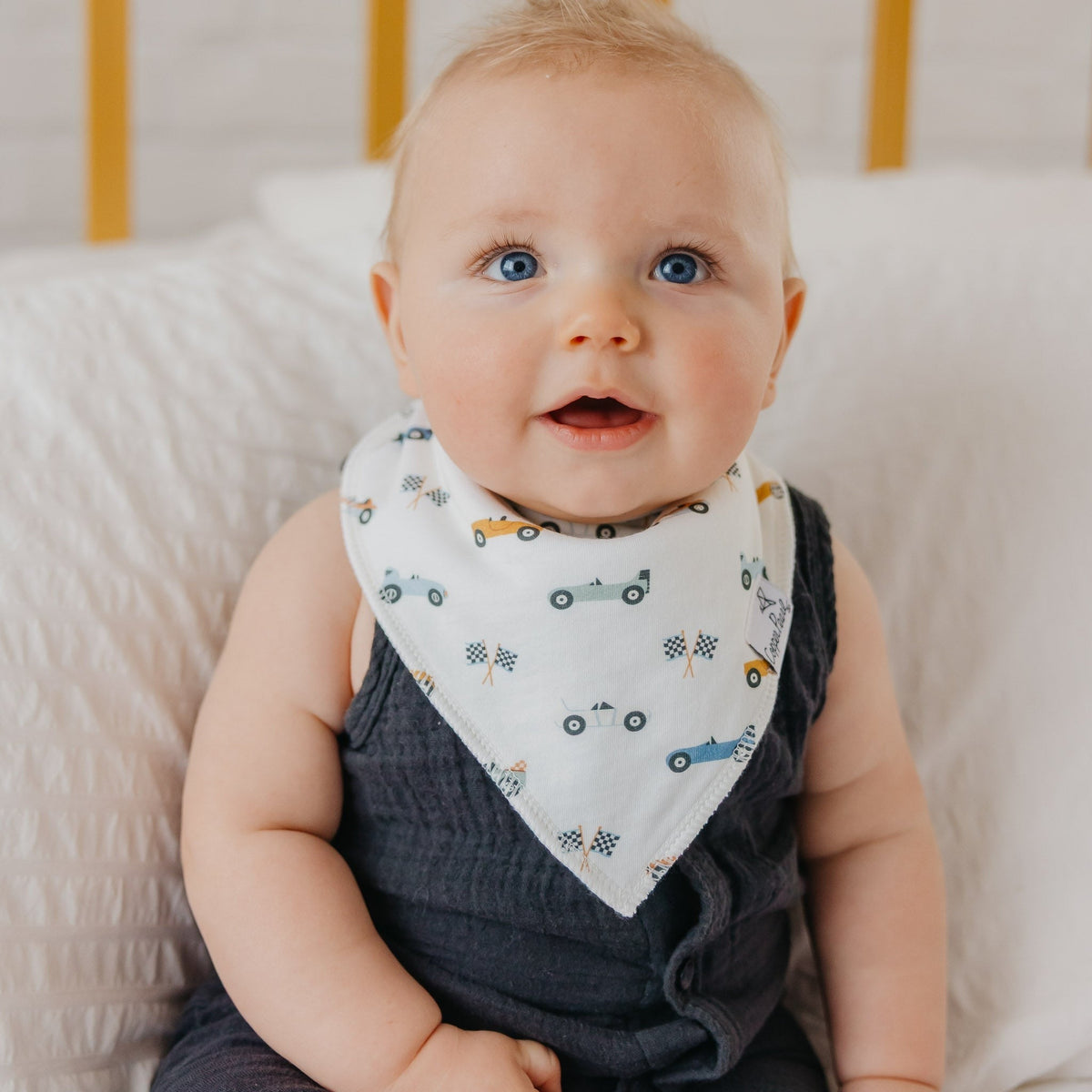 4 Pack Baby Bandana Bibs - Speedster