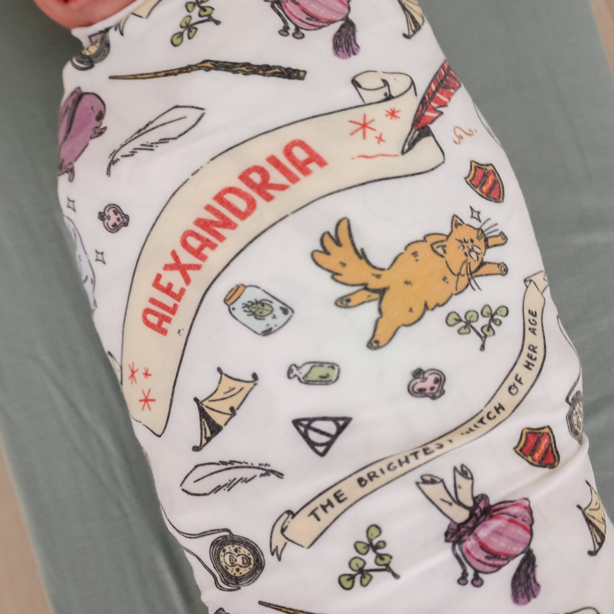 Harry PotterTM Personalized Swaddle Blanket - Hermione