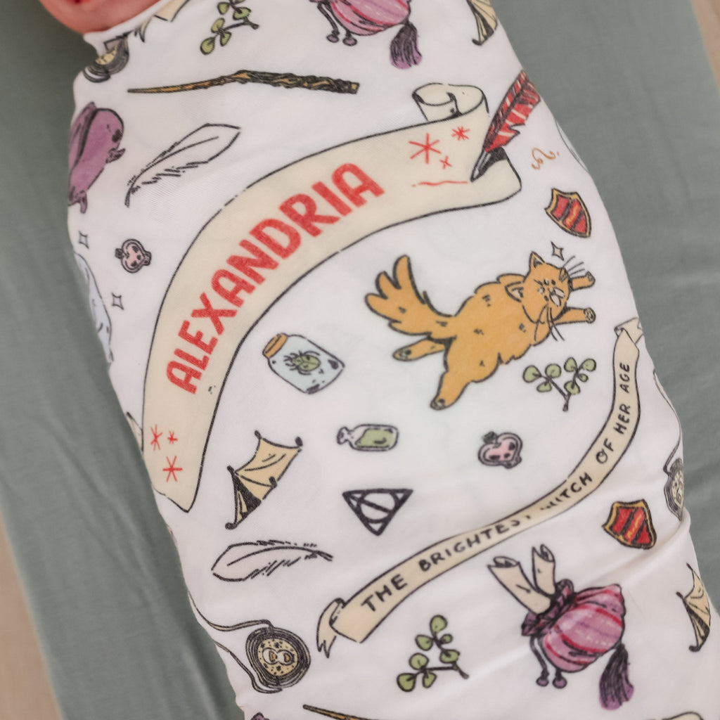 Harry PotterTM Personalized Swaddle Blanket - Hermione
