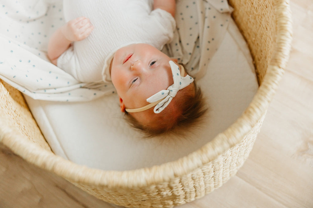 Ribbon Baby Bow - Haze