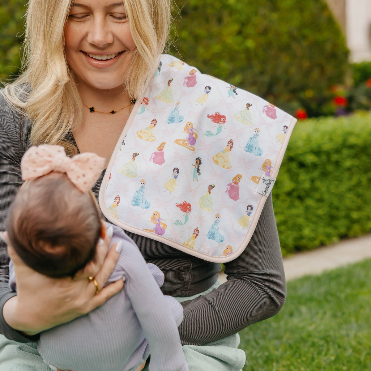 3 Pack Premium Burp Cloths - Disney Princess