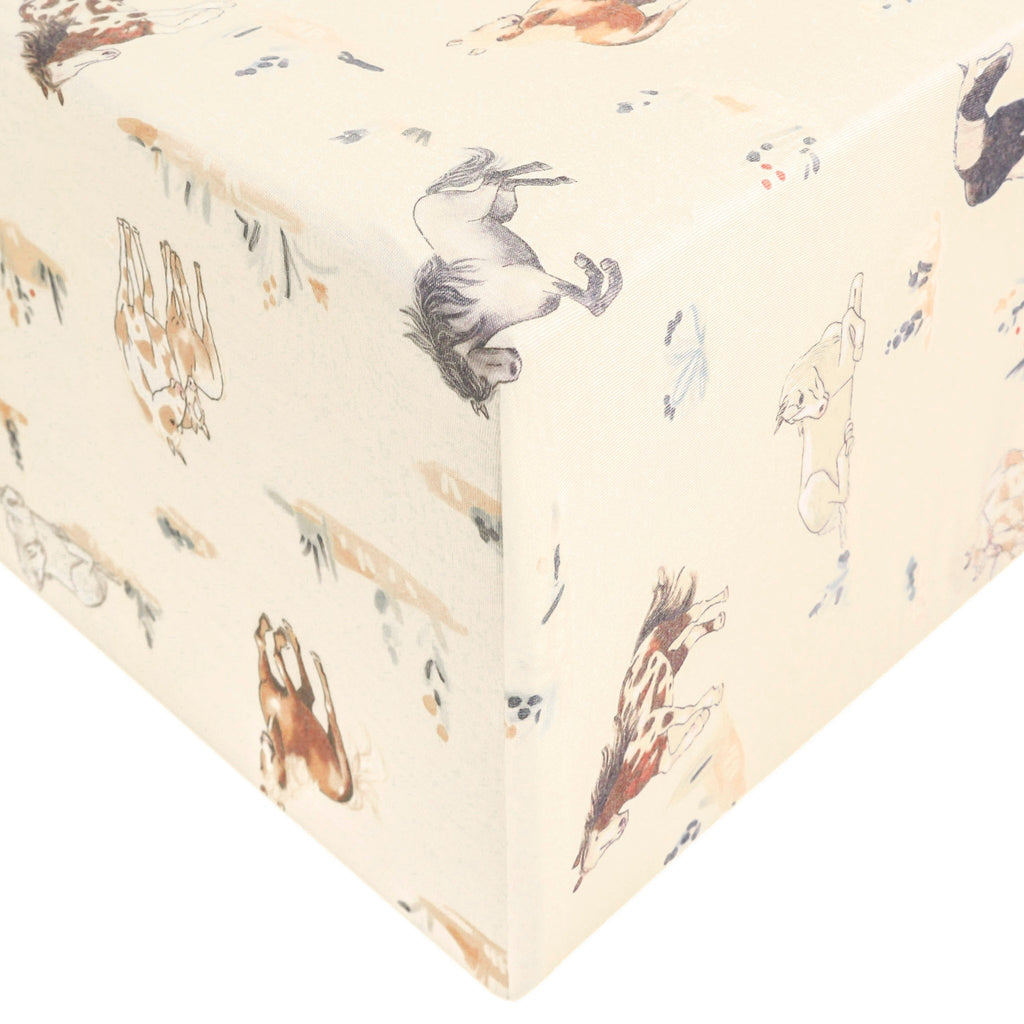 Premium Knit Fitted Crib Sheet - Montana