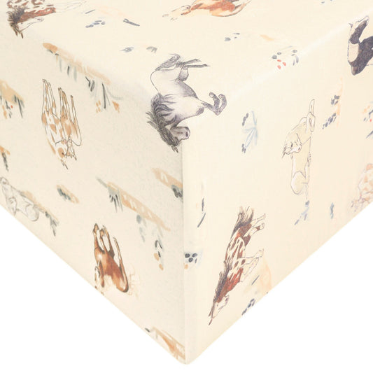 Premium Knit Fitted Crib Sheet - Montana