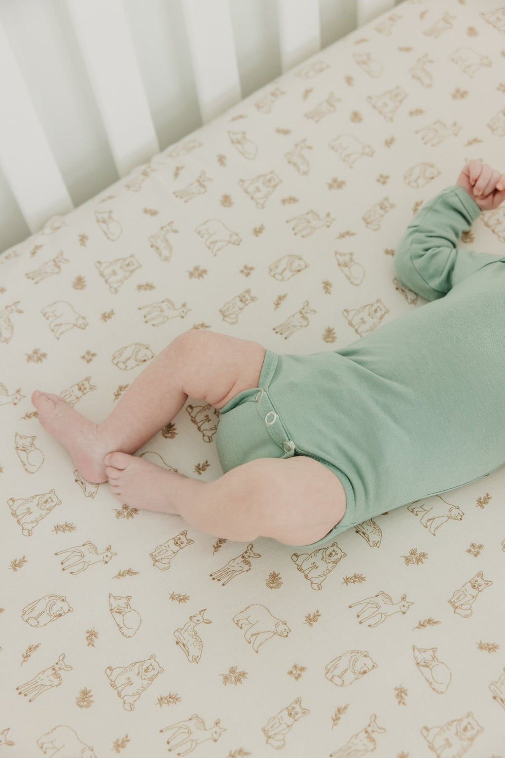 Premium Knit Fitted Crib Sheet - Dylan
