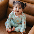 Long Sleeve Bodysuit - Sesame Street Retro Floral