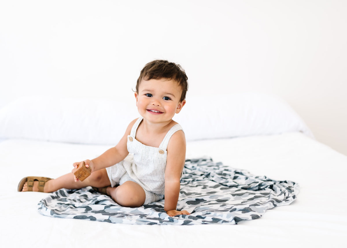 Knit Swaddle Blanket - Gunnar