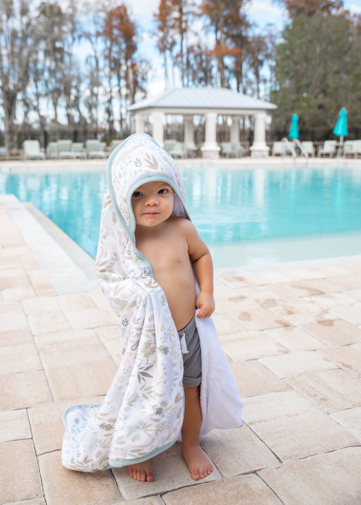 Premium Baby Knit Hooded Towel - Rex