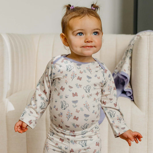 Long Sleeve Bodysuit - Minnie Mouse's Bowquet