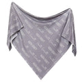 Personalized Baby Name Swaddle Blanket - Stone