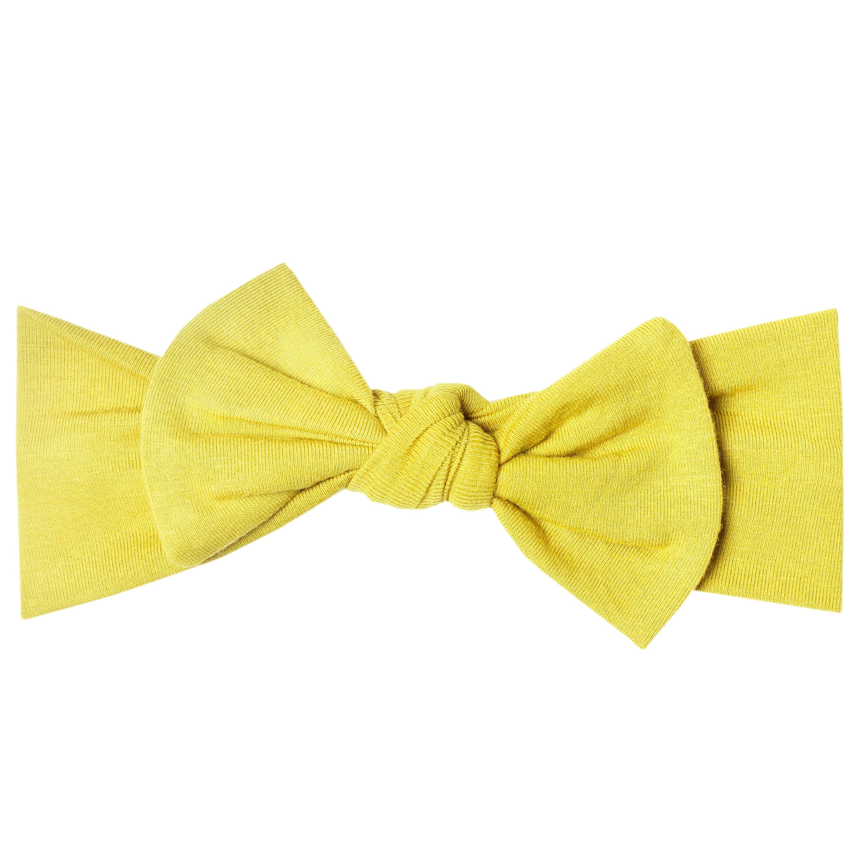 Knit Headband Bow - Squirt