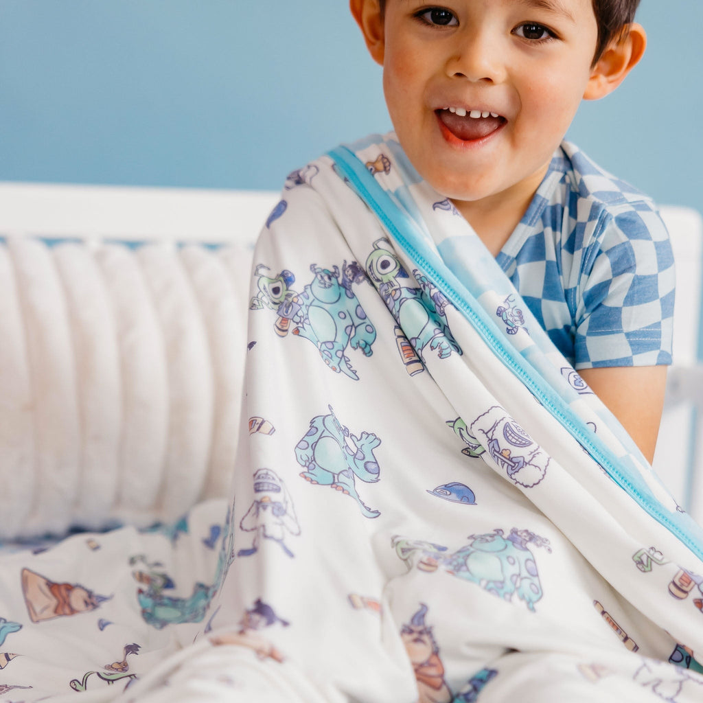 Three-Layer Jumbo Quilt - Monsters, Inc. Medley